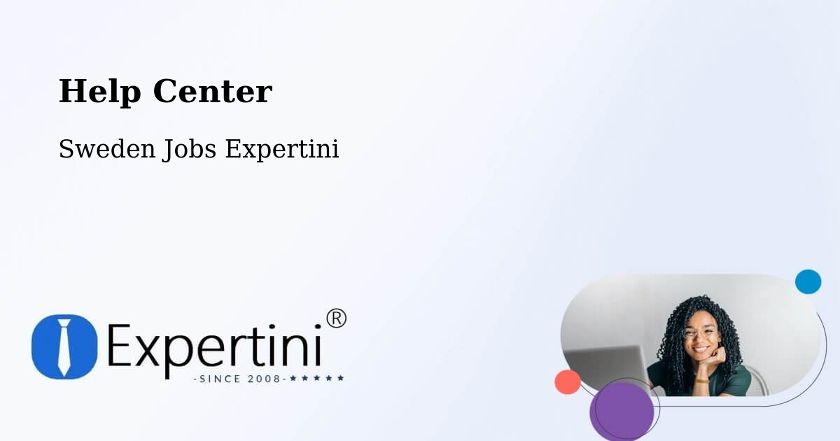 Help Center – Jönköping - Sweden Jobs Expertini