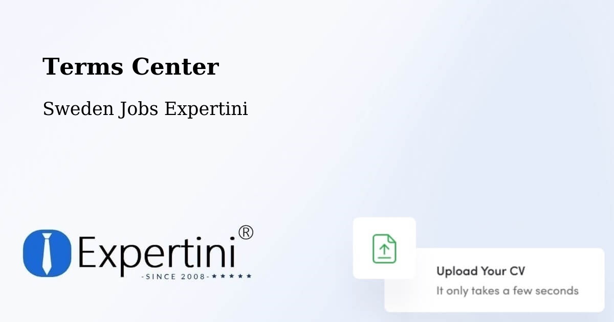 Terms of Service – Jönköping - Sweden Jobs Expertini
